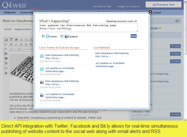 Simultaneous Web Publishing
